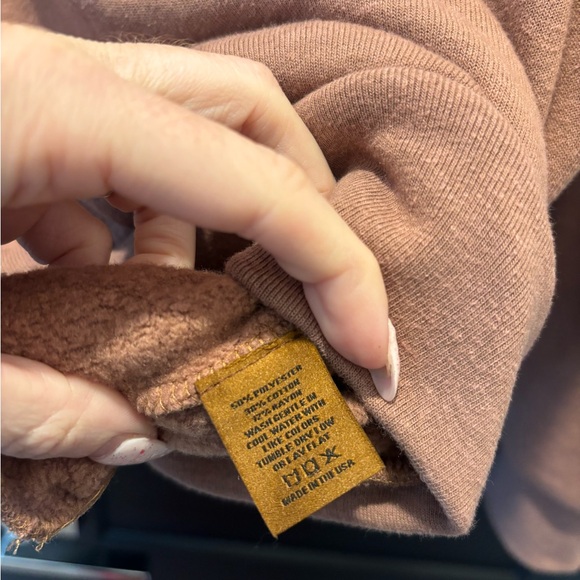 TRIBE KELLEY Butter Hoodie Vault Rum Caramel Sweatshirt Pullover Brown XL NEW - Picture 8 of 11